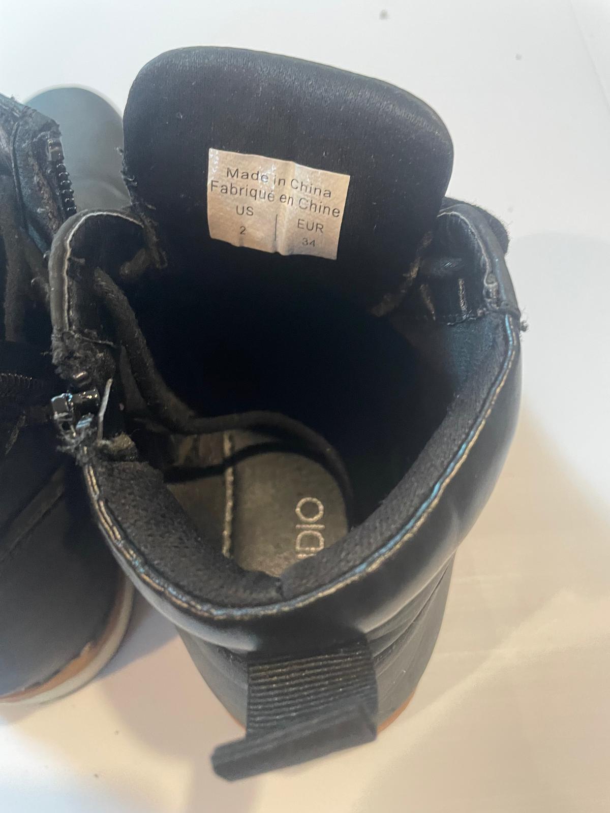 Bottines Noires Enfant 6-10 ans